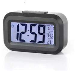 TOO DC-102-B hőmérséklet kijelzéssel, ébresztő funkcióval, kisméretű fekete digitális óra (TOO_DC-102-B) (TOO_DC-102-B)