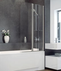 Besco AMBITION-2 2 részes kádparaván clear üveg 80.5x140