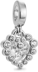 PANDORA 793765C01 Szikrázó szív dupla függő charm (Ag925/1000, 2, 4 g)