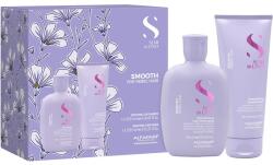 ALFAPARF Milano Semi di Lino Smooth Kit szett a rakoncátlan és töredezett hajra