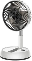 YESIDO - Premium Ventilátor (YF11) - Állítható Magasságú, Összecsukható, Hordozható, 3 Szélsebesség-beállítással, Távirányítóval, 6000mAh - Fehér