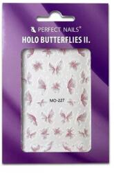 Perfect Nails Körömmatrica - Holo Butterflies II