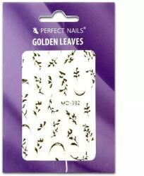Perfect Nails Körömmatrica - Golden Leaves - szepsegcikk