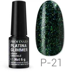 Profinails gel lac Platina Glimmer LED/UV lakkzselé 6gr P-21