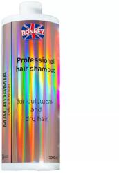 RONNEY Sampon Holo Shine Star Elgyengült hajra , Makadámdió olajjal 1000ml