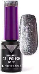Perfect Nails HEMA FREE Cat Eye Gél Lakk - Platinum - 4ml