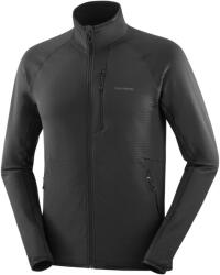 Salomon Essential Lightwarm FZ M férfi pulóver XXL / fekete