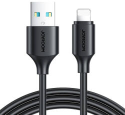 JOYROOM Cablu de date Joyroom S-A9 , USB-A la Lightning, 2.4A, 1m, Negru (6956116735043)