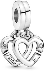 PANDORA Moments 799538C01 Testvéri összetartás dupla függő charm (Ag925/1000, 3, 6 g)