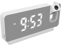 TOO DCP-444-W hőmérséklet kijelzéssel, ébresztő funkcióval projektoros digitális óra (TOO_DCP-444-W) (TOO_DCP-444-W)