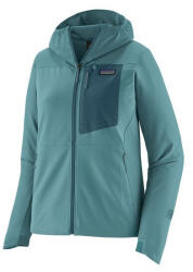 Patagonia R1 CrossStrata Hoody női softshell kabát L / kék