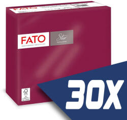 FATO Sztár szalvéta 2 rétegű 38x38cm bordó 40 szál/csomag (30 csomag) (82990500-KARTON)
