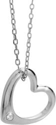 JSB Bijoux szív Swarovski kristályokkal 92300371cr (Ag925 / 1000, 2, 23g)
