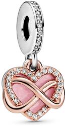 PANDORA Moments People 788878C01 Szikrázó végtelen szív függő charm (Ag925/1000, 2, 4 g)