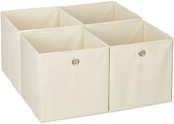 Relaxdays Cutie de depozitare Relaxdays, set de 4 (10098537)