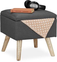 Relaxdays Scaun Relaxdays cu spațiu de depozitare (10057656)