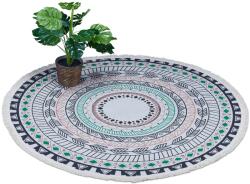 Relaxdays Covor rotund Relaxdays cu design Mandala (10075090) Covor