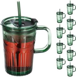 Relaxdays Pahare Relaxdays, set de 10, cu mânere (10095964) Pahar