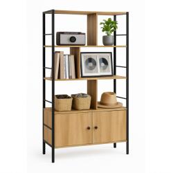 Relaxdays Bibliotecă Relaxdays cu dulap inferior (10129858) Raft