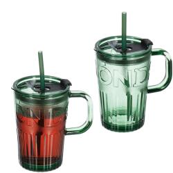 Relaxdays Pahare Relaxdays, set de 2, cu mânere (10095924) Pahar