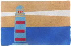 Relaxdays Covoraș de ușă cu motiv din nucă de cocos 80x50 cm (10137778) Covor