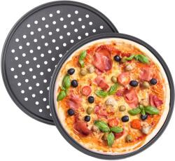 Relaxdays Set de 2 tăvi rotunde pentru pizza Relaxdays (10029240) Tava