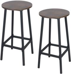 Relaxdays Set de 2 scaune de bar (10143248)
