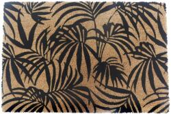 Relaxdays Covoraș de ușă cu nucă de cocos și plante, 60x40 cm (10138192) Covor
