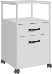 Relaxdays Container cu roți cu 2 sertare (10140628)