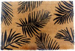 Relaxdays Covoraș de ușă cu nucă de cocos și plante, 60x40 cm (10138185) Covor