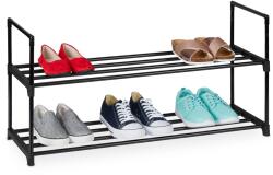 Relaxdays Suport pentru pantofi metalic negru Relaxdays (10064412) Pantofar