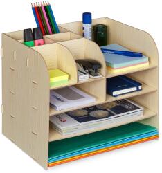 Relaxdays Organizator de birou Relaxdays cu compartimente de depozitare (10079256)