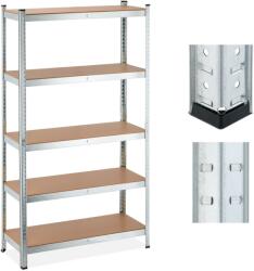 Relaxdays Rafturi galvanizate Relaxdays pentru sarcini grele cu 5 niveluri (10081342) Raft