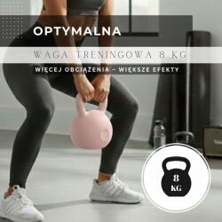 SPRINGOS ActiGet kettlebell súly 8 kg - rózsaszín (ACT0091)