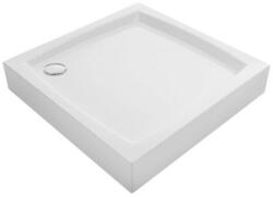 Laveo BRESSO akril fehér zuhanytálca, 90 cm, magasság: 16 cm, mélység: 5 cm - pepita - 80 551 Ft