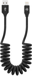 Tellur Cablu Tellur - Extendable, USB-A/Lightning, 1.8 m, negru (TLL155396)