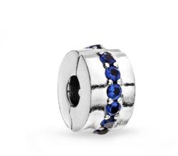 PANDORA 791972C01 Kék csillogás klip charm (Ag 925/1000, 2, 7 g)