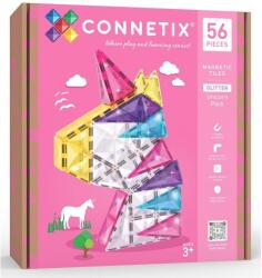 Connetix Connetix® Блестящ комплект еднорог магнитна строителна играчка 56 бр (ct-g-00056-gu)