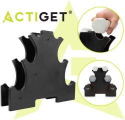 ActiGet hatszög Kézisúlyzó szett állvánnyal 12kg (ACT0169)