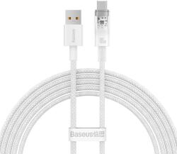 Baseus Cablu Baseus - Explorer CATS010502, USB-A/USB-C, 2 m, alb (CATS010502_VZ)
