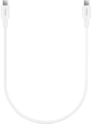 Ttec Cablu ttec - Fast Charge, USB-C/USB-C, 0.3 m, 65W, alb (8694470827889)