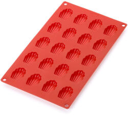 Lékué Forma de copt scoici Lekue 1010169, 30x17, 5x0, 9 cm, 200 ml, -60°C/+220 °C, Silicon platinat, Rosu (1010169)