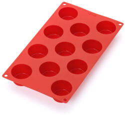 Lékué Forma de copt briose Lekue 1010171, 30, 5 x 17, 5 x 3 cm, 500 ml, -60°C/+220 °C, Silicon platinat, Rosu (1010171)