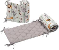 Kidizi Set 2 aparatori laterale matlasate patut 120x60 cm Kidizi Safari Deluxe - protectie laterala completa, inaltime 35 cm (5949551919391)