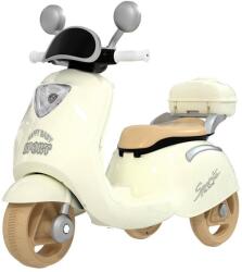 Flippy Elektromos Motorkerékpár, Akkumulátorral, Távirányítóval, Bluetooth-szal, Borulásgátlóval, Fény- és Hangrendszerrel, 3-10 Éves Korig, Bézs