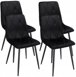  4 x KÁRPITOS SZÉK steppelt BÁRSON modern - pepita - 65 454 Ft