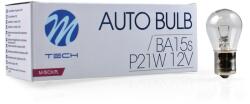 m-tech 12V P21W, BA15s halogén izzó - 1db