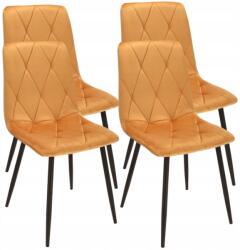  4 x KÁRPITOS SZÉK steppelt BÁRSON modern - pepita - 54 480 Ft