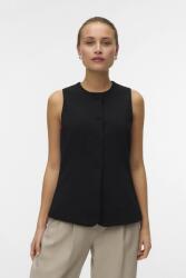 Vero Moda Vero Moda, Kerek nyakú, gombos mellény, Fekete, XS (10341617-BLACK-XS)