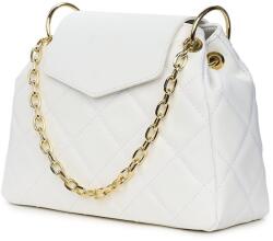  Evia, természetes bőrből készült, női táska, fehér